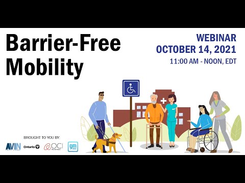 Barrier-Free Mobility: Webinar with AVIN and General Motors Canada