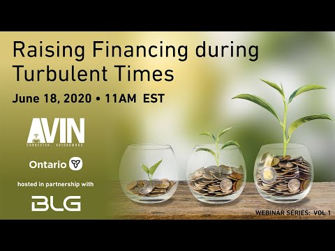 Raising Financing during Turbulent Times webinar