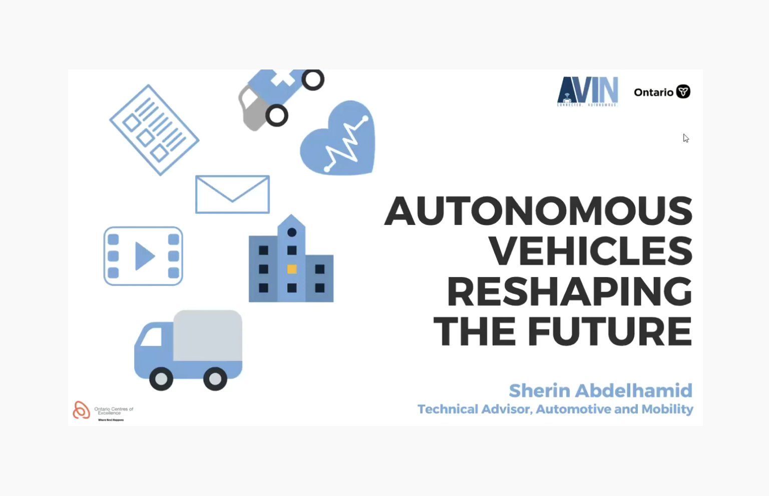 Webinar - Autonomous Vehicles Reshaping the Future-