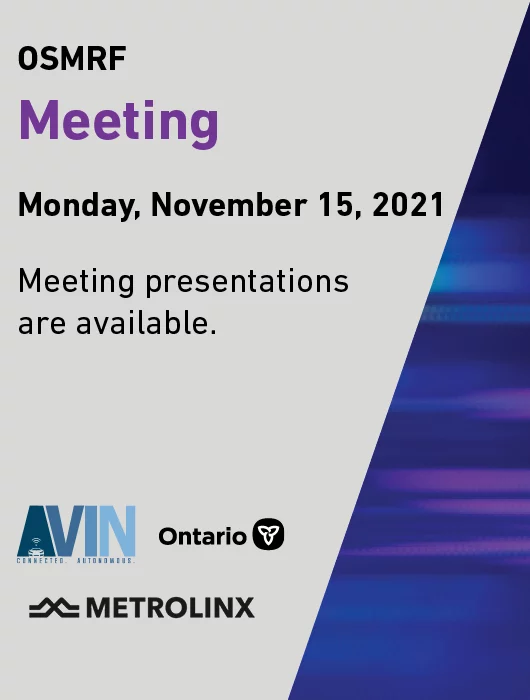 OSMRF Meeting November 15, 2021