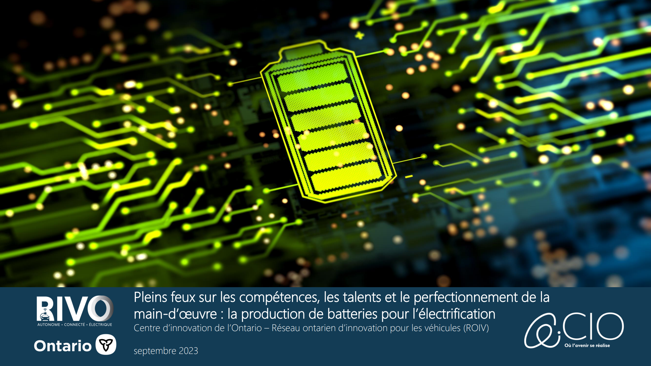 Pleins feux sur les compétences, les talents et le perfectionnement de lamain-d’œuvre : la production de batteries pour l’électrification