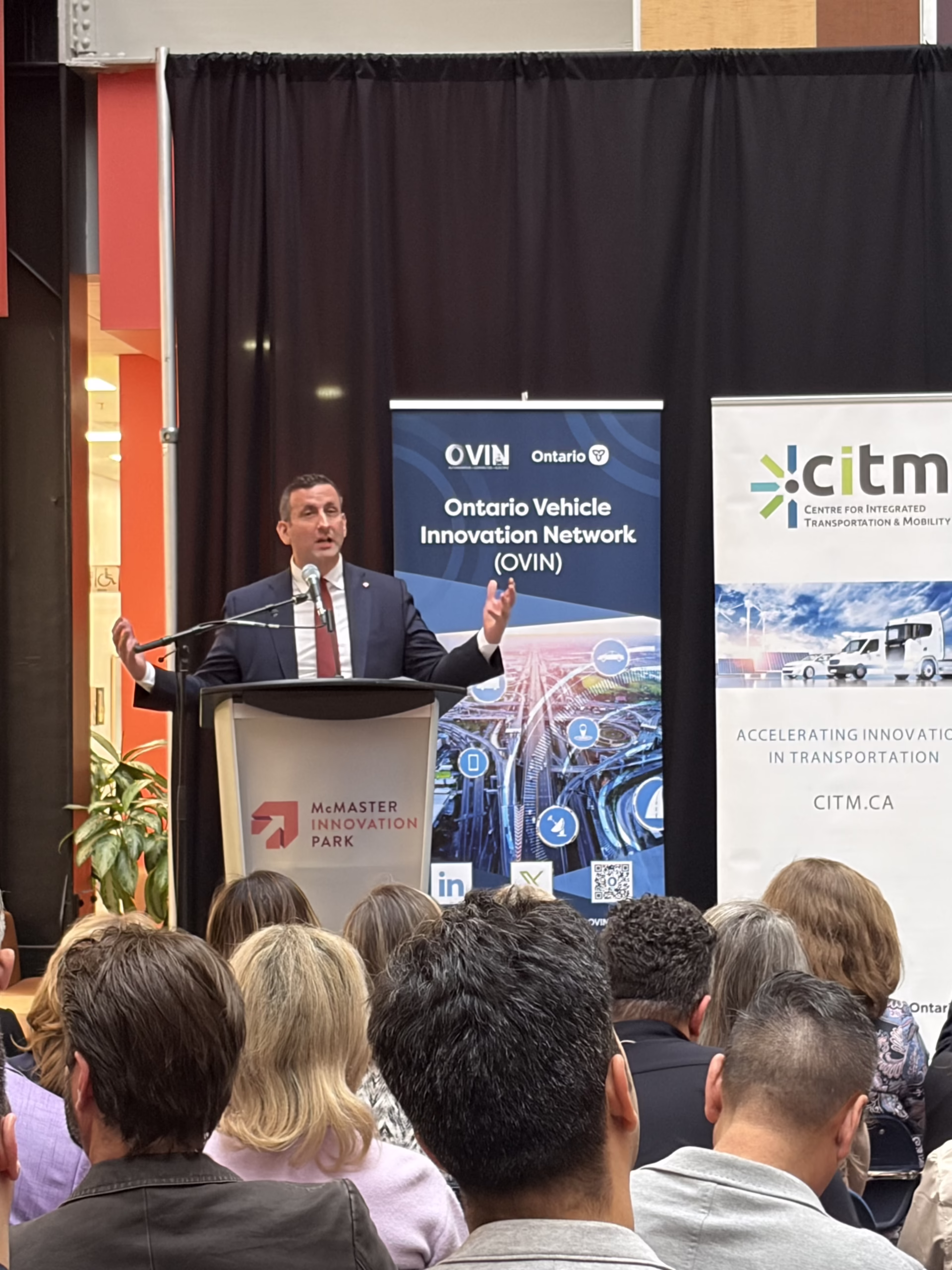 CITM Renewed as OVIN Regional Technology Development Site Supporting Smart Mobility Innovation in Hamilton-Halton Regions